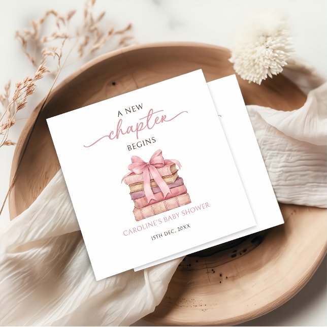 Servilleta De Papel Servilletas para Baby Shower de Libro Un Nuevo Cap (Subido por el creador)