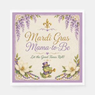 Servilleta De Papel Servilletas para Baby Shower de Mardi Gras para Ma