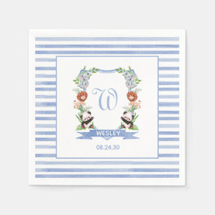 Servilleta De Papel Servilletas para Baby Shower de Niño con Cresta de