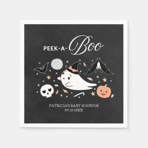 Servilleta De Papel Servilletas para Baby Shower de Niño con Fantasma