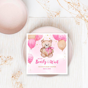 Servilleta De Papel Servilletas para baby shower de osito de peluche
