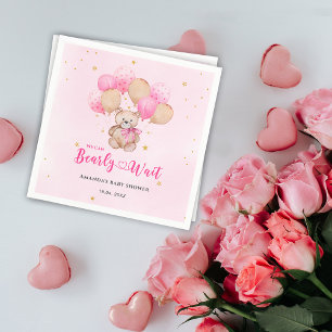 Servilleta De Papel Servilletas para baby shower de osito de peluche