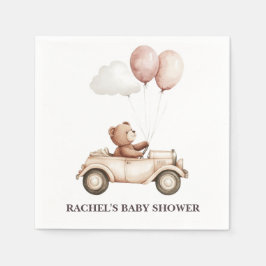 Servilleta De Papel Servilletas para Baby Shower de Osito de Peluche V