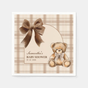 Servilleta De Papel Servilletas para Baby Shower de Oso de Peluche Bei