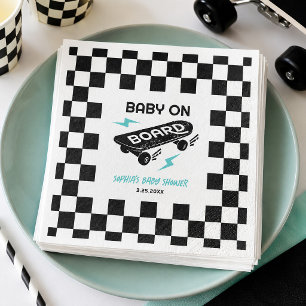 Servilleta De Papel Servilletas para Baby Shower de Patineta Baby on B
