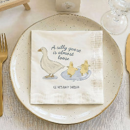 Servilleta De Papel Servilletas para Baby Shower de Patito Tonto Está 