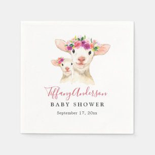 Servilleta De Papel Servilletas para Baby Shower Floral Sweet Mom y Co