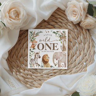 Servilleta De Papel Servilletas para Baby Shower Jungle Safari Wild On