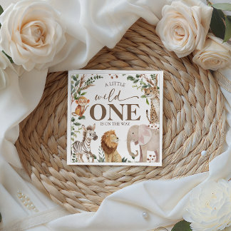 Servilleta De Papel Servilletas para Baby Shower Jungle Safari Wild On