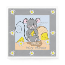 Servilletas para Baby Shower Little Cartoon Mouse