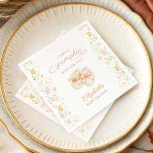 Servilleta De Papel Servilletas para Baby Shower Little Pumpkin Wildfl