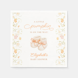 Servilleta De Papel Servilletas para Baby Shower Little Pumpkin Wildfl