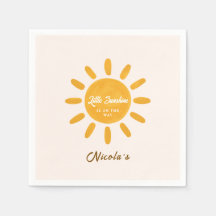 Servilletas para baby shower Little sunshine Sunny
