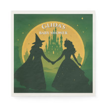 Servilletas para Baby Shower Malvadas - Elphaba y