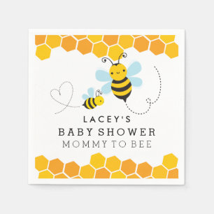 Servilleta De Papel Servilletas para Baby Shower Mommy To Bee