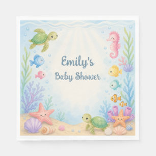 Servilleta De Papel Servilletas para Baby Shower Nos Vemos Pronto Bebé