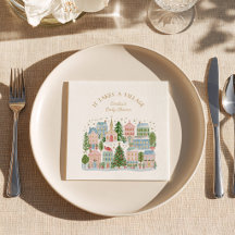 Servilletas para Baby Shower 'Se Necesita un Puebl