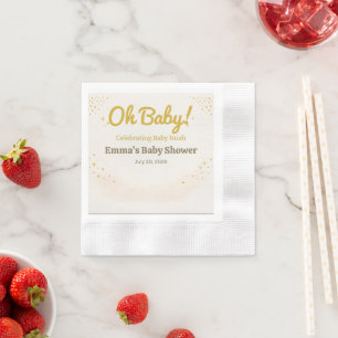 Servilleta De Papel Servilletas para Baby Shower Tema Bosque de Cala