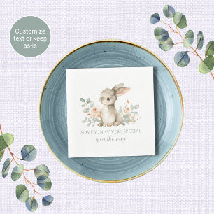 Servilleta De Papel Servilletas para Baby Shower Tema Conejito Baby Sh