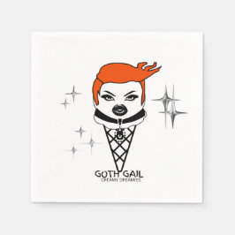 Servilleta De Papel servilletas para bebida Creamy Dreamies Goth Gail