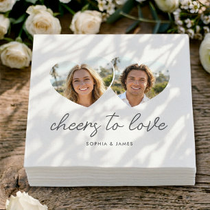 Servilleta De Papel Servilletas para Bodas Modernas Brindis por el Amo