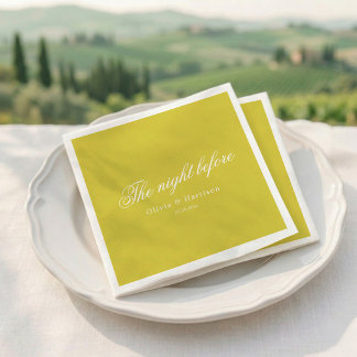 Servilleta De Papel Servilletas para Cena de Ensayo de Boda con Motivo