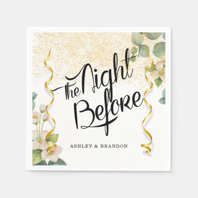 Servilleta De Papel Servilletas para Cena de Ensayo de Eucalipto (Anverso)