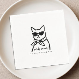 Servilleta De Papel Servilletas para cóctel Cool Cat