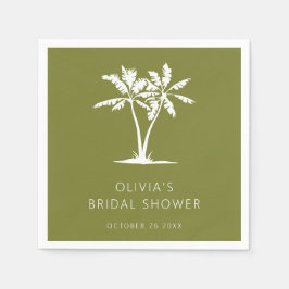 Servilleta De Papel Servilletas para Despedida de Soltera con Palmeras