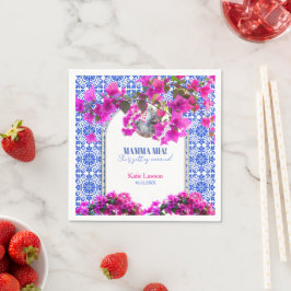 Servilleta De Papel Servilletas para Despedida de Soltera Mamma Mia