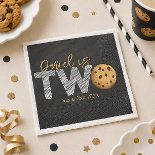 Servilleta De Papel Servilletas para el segundo cumpleaños de Leche y