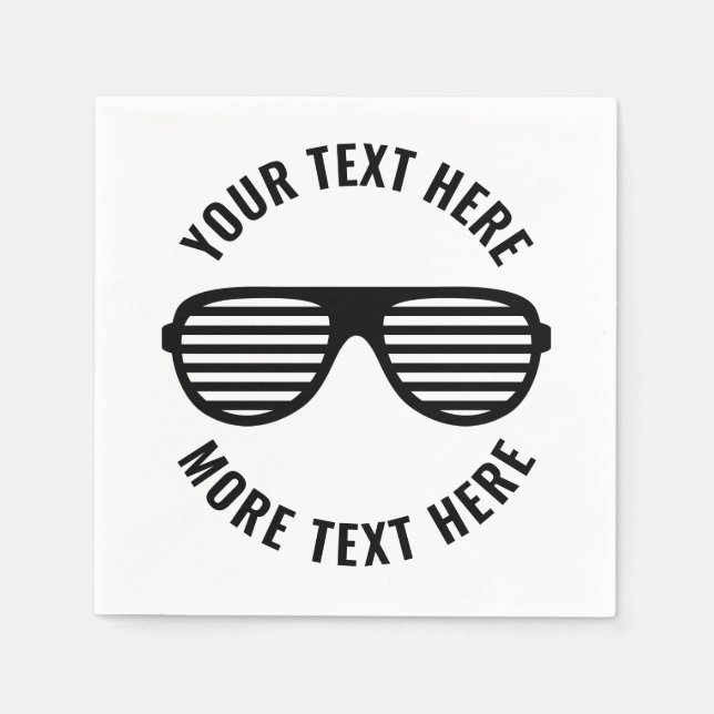 Servilleta De Papel Servilletas para fiesta de cumpleaños con imagen d (Anverso)