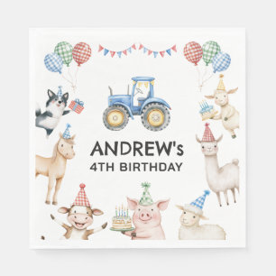 Servilleta De Papel Servilletas para fiesta de cumpleaños de animales