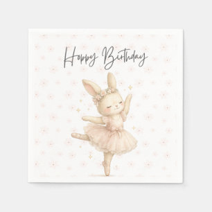 Servilleta De Papel Servilletas para fiesta de cumpleaños de conejito