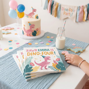 Servilleta De Papel Servilletas para fiesta de cumpleaños de niña con