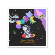 Servilletas para Fiesta de Cumpleaños Espacial | D