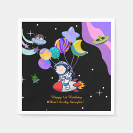 Servilleta De Papel Servilletas para Fiesta de Cumpleaños Espacial | D