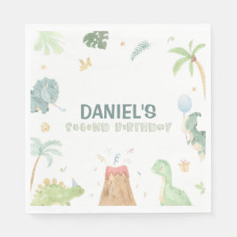 Servilleta De Papel Servilletas para fiesta de dinosaurios