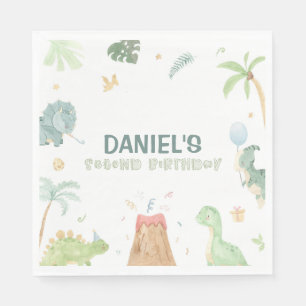 Servilleta De Papel Servilletas para fiesta de dinosaurios