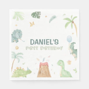 Servilleta De Papel Servilletas para fiesta de dinosaurios