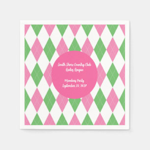 Servilleta De Papel Servilletas para fiesta de la Liga de Golf Femenin