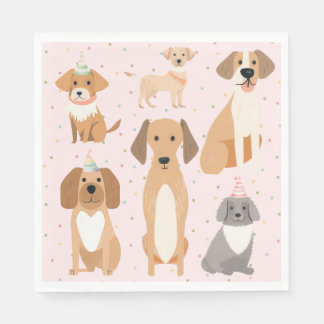 Servilleta De Papel Servilletas para Fiesta de Perros