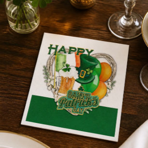 Servilleta De Papel Servilletas para fiesta del día de San Patricio Fe