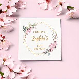 Servilleta De Papel Servilletas para la Fiesta de Cumpleaños 21 de Che