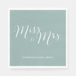 Servilleta De Papel Servilletas para la fiesta de despedida de soltera