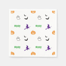Servilletas para la fiesta de Halloween de la trip
