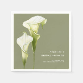 Servilleta De Papel Servilletas para una boda moderna.