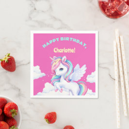 Servilleta De Papel Servilletas para una fiesta de cumpleaños mágica.