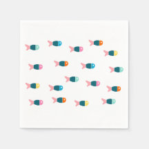 Servilletas peces