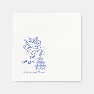 Servilleta De Papel Servilletas Personalizadas Cin Cin Querubín Cupido